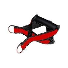 Puxador Cross Over Par Academia Treino Preto E Vermelho